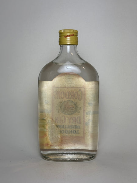 Gordon's London Dry Gin (Export) - 1960s (47.3%, 37.5cl) – Old