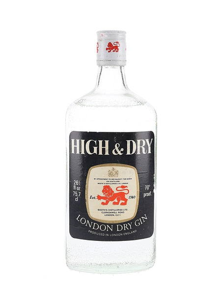 その他 HIGH&DRY BOOTH'S London Dry Gin Booth's 