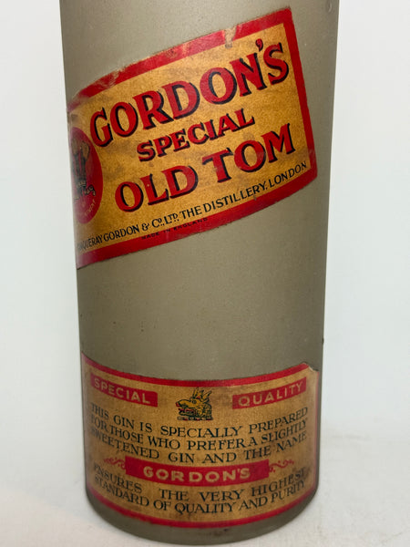 Gordon's Special Old Tom Gin - c. 1925-36 (ABV Not Stated, 70cl