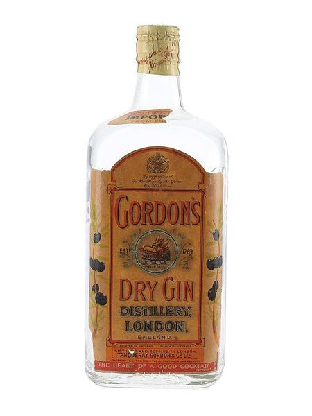 Gordon's London Dry Gin (Export) - 1950s (ABV Not Stated, 75cl
