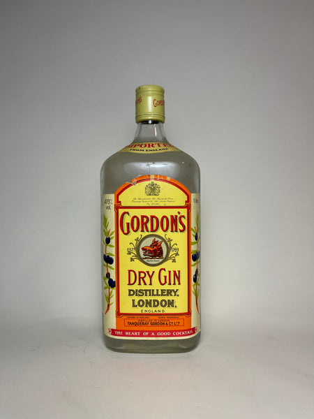 無*題様 Gordon's Dry Gin ヴィンテージ Gordon's London Dry Gin (Export) - 1950s (47%, 75cl) – Old Spirits