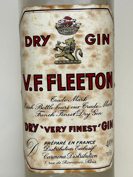 V.F. Fleeton\'s Very Finest French Dry Gin - 1970s (40%, 75cl) – Old Spirits  Company