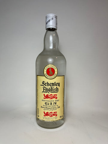 Reid, Stuart & Co. Schenley London Dry Gin - 1970s (40%, 70cl)