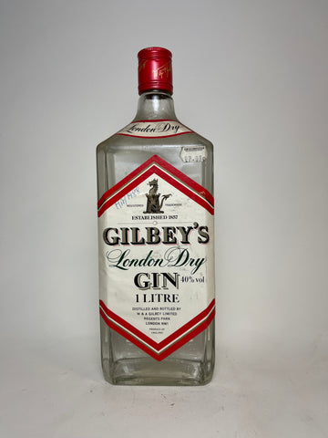 W. & A. Gilbey's London Dry Gin - 1980s (40%, 100cl)