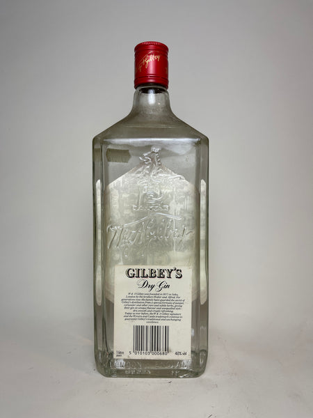W. & A. Gilbey's London Dry Gin - 1980s (40%, 100cl) – Old Spirits