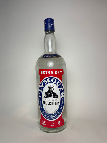 Coates & Co.'s Plymouth Extra Dry Gin - 1960s (47%, 100cl)
