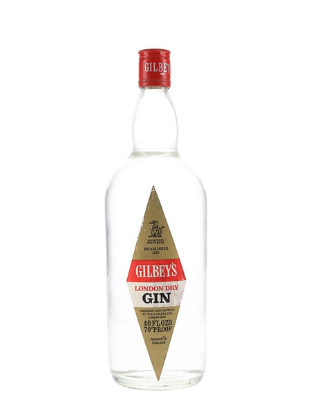 W. & A. Gilbey's London Dry Gin - 1970s (40%, 113cl) – Old Spirits