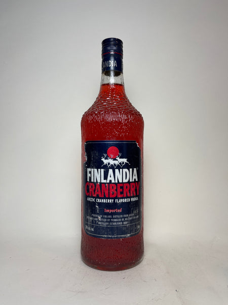 Finlandia Cranberry Vodka - 1980s (40%, 100cl) – Old Spirits Company