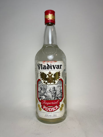 Gilbert & John Greenall's Vladivar Imperial Vodka  - 1970s (40%, 100cl)