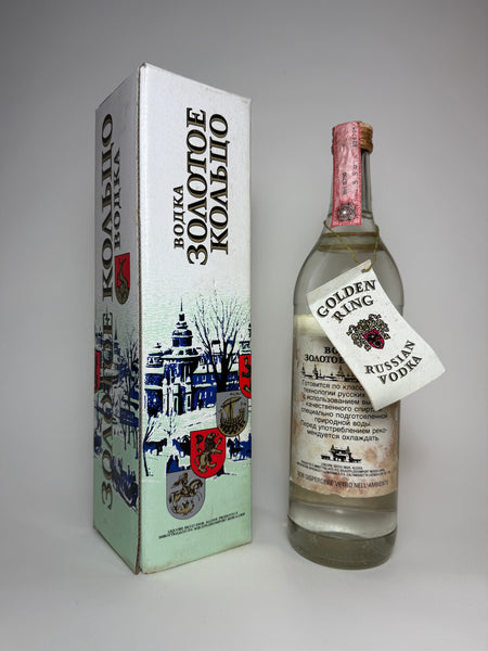 その他 GOLDEN RING VODKA Golden Ring Russian Vodka - 1970s (40%, 75cl) – Old Spirits