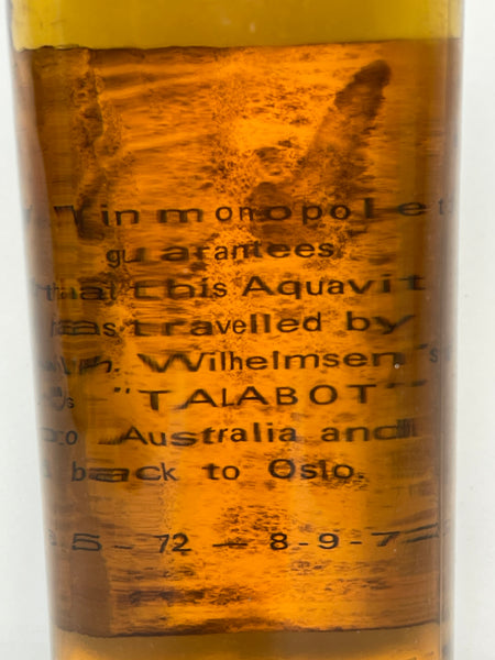 Linie Aquavit - Distilled & Bottled 1972 (41.7%, 75cl) – Old Spirits Company