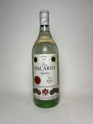 Bacardi Carta Blanca - 1980s (40%, 100cl)