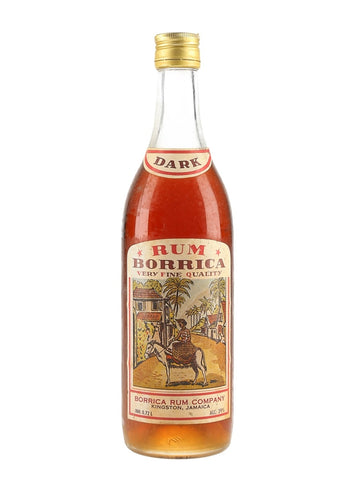 Borrica Very Fine Quality Dark Jamaican Rum - 1970s (39%, 72cl)