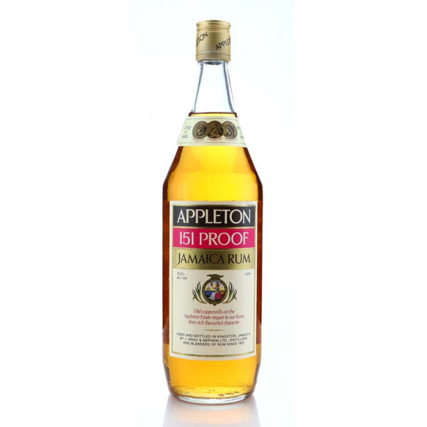 J. Wray & Nephew Appleton Gold 151 Proof Jamaican Rum - 1980s