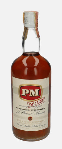 National Distillers' PM De Luxe Blended American Whiskey - 1960s (43%, 114cl)