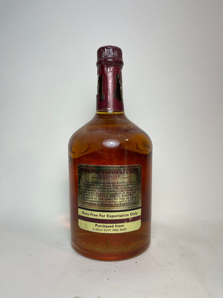 Chivas Regal 12YO Blended Scotch Whisky - 1970s (43%, 95cl