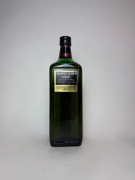 William Longmore & Co.'s Passport Scotch Blended Whisky - 1970s
