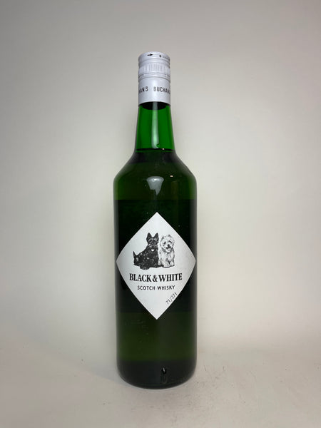 James Buchanan's Black & White Blended Scotch Whisky - 1970s (40