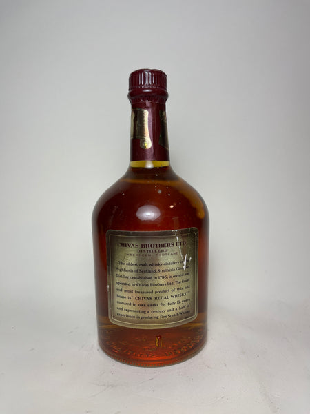 Chivas Regal 12YO Blended Scotch Whisky - 1980s (43%, 75.7cl