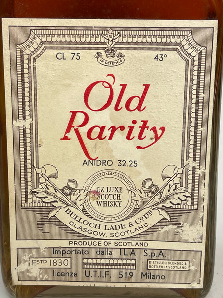 Bulloch Lade's Old Rarity De Luxe Blended Scotch Whisky - 1960s