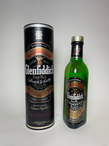 Glenfiddich Special Old Reserve Pure Malt Scotch Whisky - 1980s (40%, 35cl)