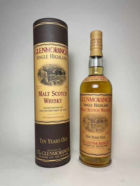 Glenmorangie 10YO Highland Single Malt Scotch Whisky - c. 1993 (40