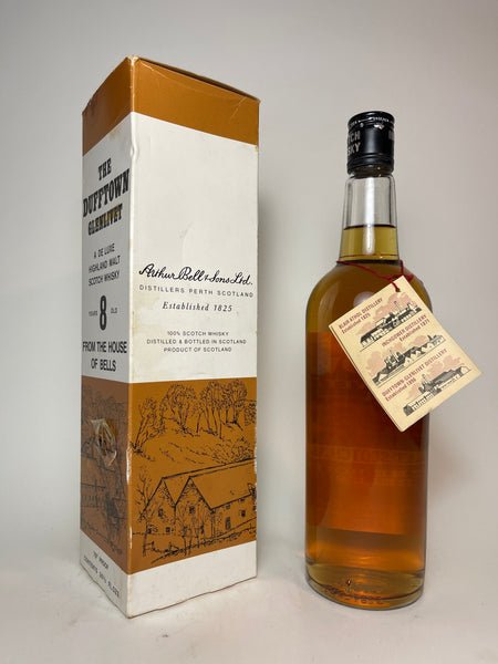 Arthur Bell's Dufftown Glenlivet 8YO Scotch Malt Whisky - 1970s