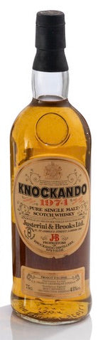 Justerini & Brooks' Knockando 13YO Speyside Pure Single Malt Scotch Whisky - Distilled 1974 / Bottled 1987 (43%, 75cl)