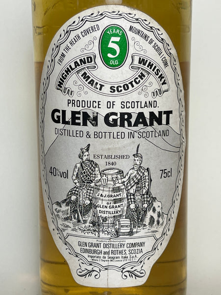 Seagram's Glen Grant 5YO Speyside Single Malt Scotch Whisky