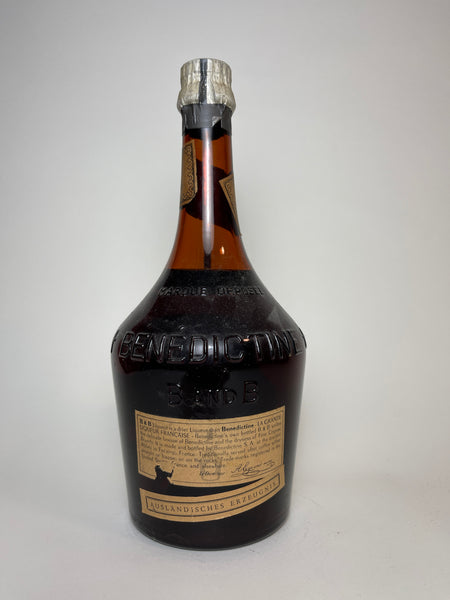 Ancien Service à Liqueur Bénédictine - 7 Verres Vintage Vert - Fabrication Française