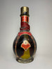 Cusenier Four Compartment Liqueur Bottle (Freezomint - Cherry Brandy Rich - Kummel - Apricot Brandy/Extra Sec Orange) 1950s, (Various ABV, 94.6cl)