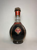 Cusenier Four Compartment Liqueur Bottle (Freezomint - Cherry Brandy Rich - Kummel - Apricot Brandy/Extra Sec Orange) 1950s, (Various ABV, 94.6cl)