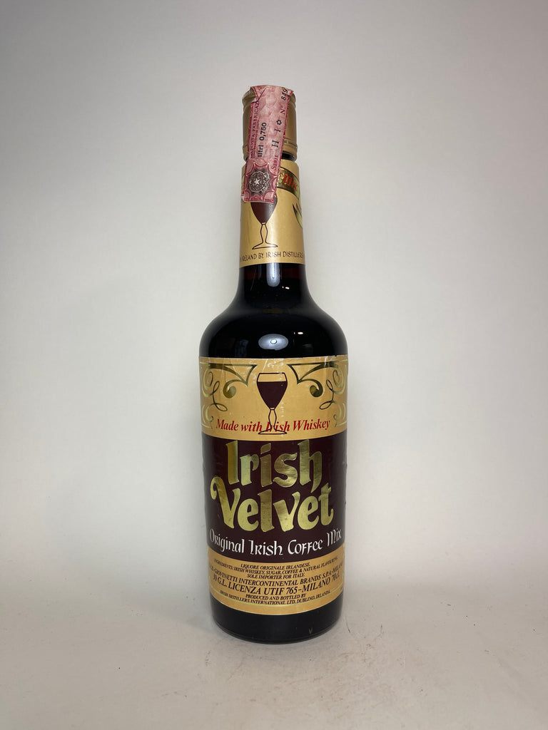 Jameson's Irish Velvet Original Liqueur Irish Coffee Maker - 1970s (17%, 70cl)