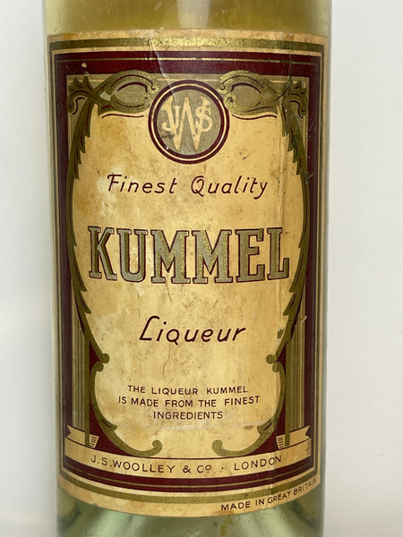 J. S. Woolley & Co.'s Kummel - Late 1940s / Early 1950s (ABV Not