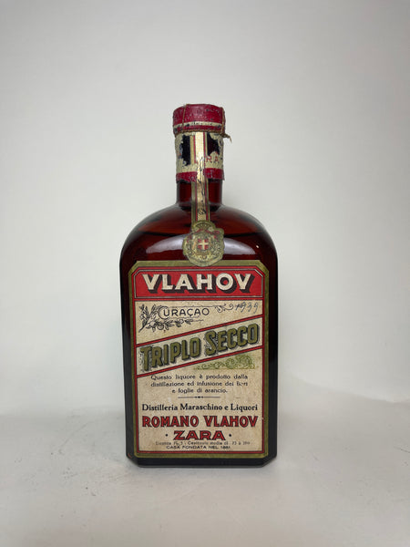 VLAHOV TRIPLE SEC Bot.1930s 古酒 超希少品 VLAHOV TRIPLE SEC Bot.1930s 古酒 超希少品