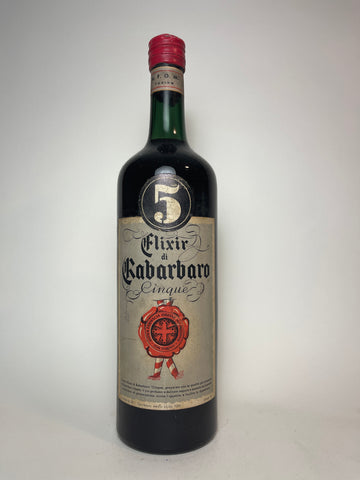 Antica Farmacia Ordine Mauriziano Cinque Elixir di Rabarbaro - 1949-59 (18%, 100cl)