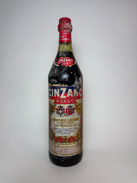 Cinzano Rosso Vermouth - 1980s (16%, 93cl) – Old Spirits Company
