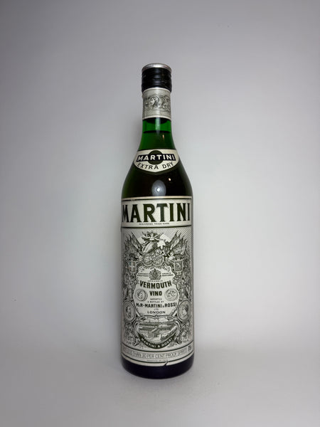 Martini & Rossi Extra Dry White Vermouth - 1970s (17%, 75cl) – Old