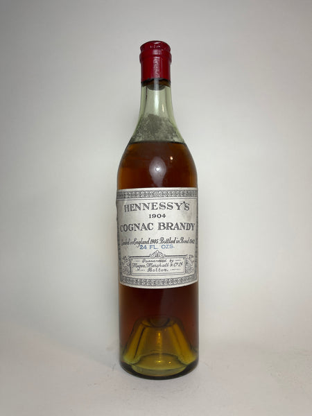 Hennessy Vintage Cognac - Vintage 1904 / Landed 1905 / Bottled