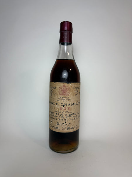 Berry Bros & Rudd Grande Champagne Vintage Cognac - Vintage 1929
