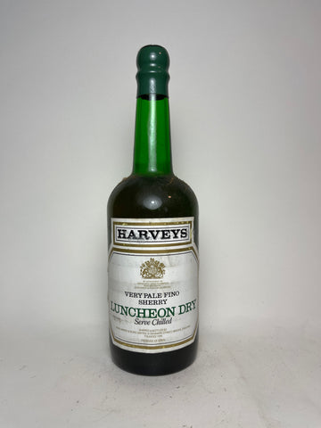 Harveys Club Luncheon Dry Very Pale Fino Sherry - 1970s (ABV Not Stated, 70cl)