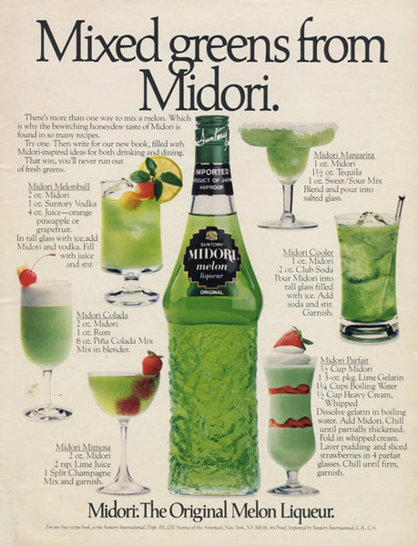 Suntory's Midori Melon Liqueur - 1980s (23%, 50cl) – Old Spirits