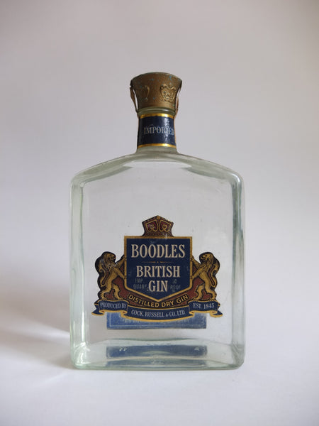 Cock, Russell & Co.'s Boodles London Dry Gin - 1970s (40