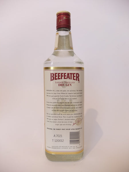 Beefeater London Dry Gin - 1990s (47%, 100cl) – Old Spirits Company