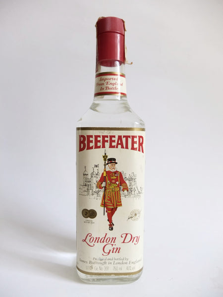 Beefeater London Dry Gin - Early 1980s (40%, 75cl) – Old