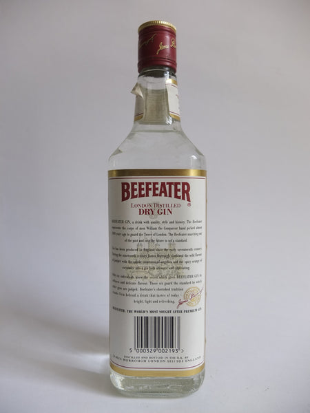 James Burrough's Beefeater London Dry Gin - 1990s (40%, 70cl