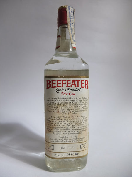Beefeater London Distilled Dry Gin - 1970s (40%, 100cl) – Old