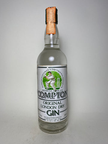 Compton Original London Dry Gin - 1990s (38%, 70cl)