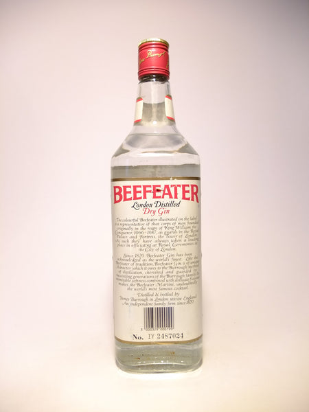 James Burrough's Beefeater London Dry Gin - c. 1985 (47%, 100cl