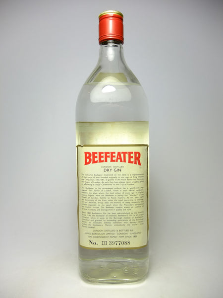 Beefeater London Dry Gin - 1970s (47%, 113.5cl) – Old Spirits Company